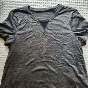 gray mesh active top